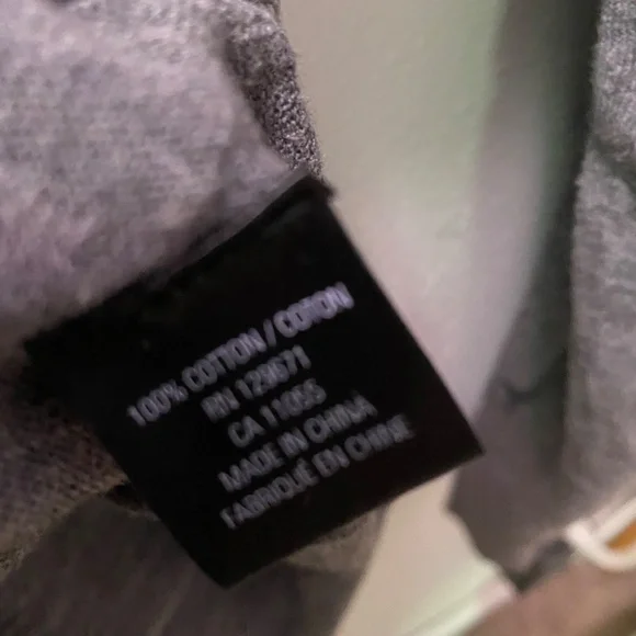 Skull Cashmere Cotton V-neck Large skulls butterflies hummingbirds flowers - Picture 6 of 8